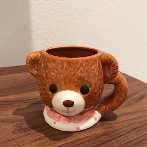 🔻sale Vintage japanese teddy bear mug cup